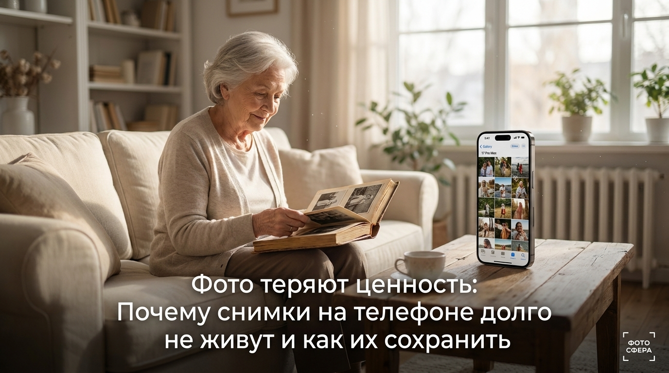 Фото теряет ценность на телефоне