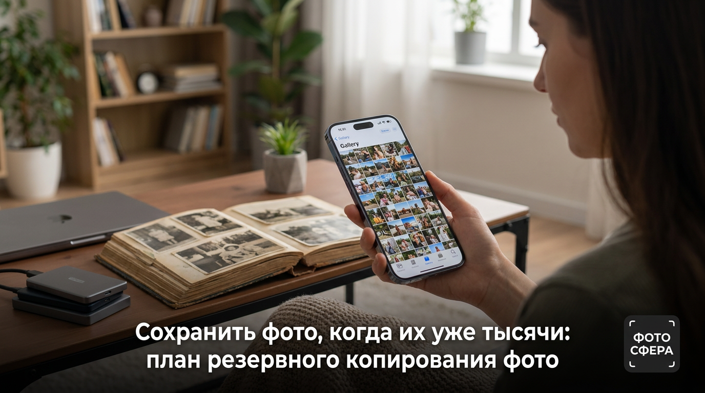 План резервного копирования фотографий