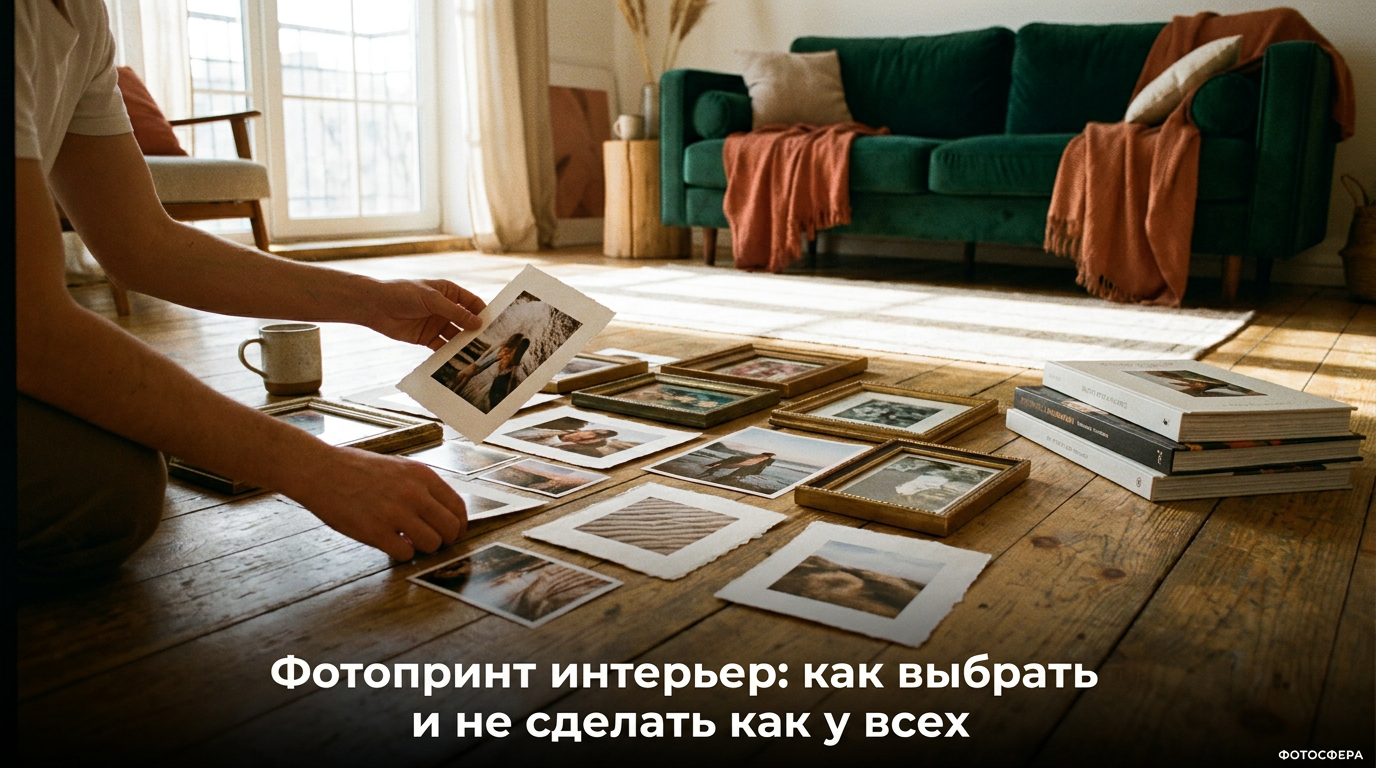 Фотопринт в интерьере, советы по выбору