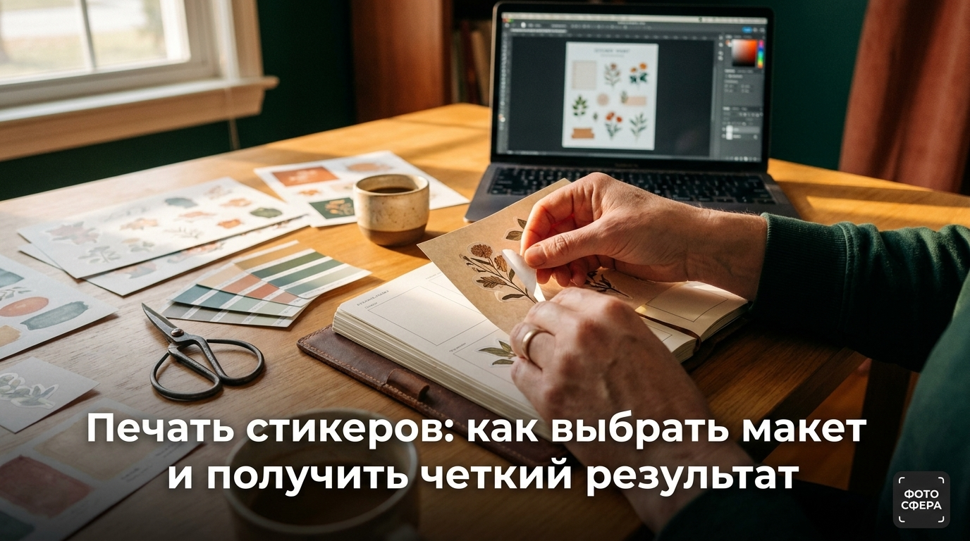 Распечатка стикеров и выбор макета для четкого результата