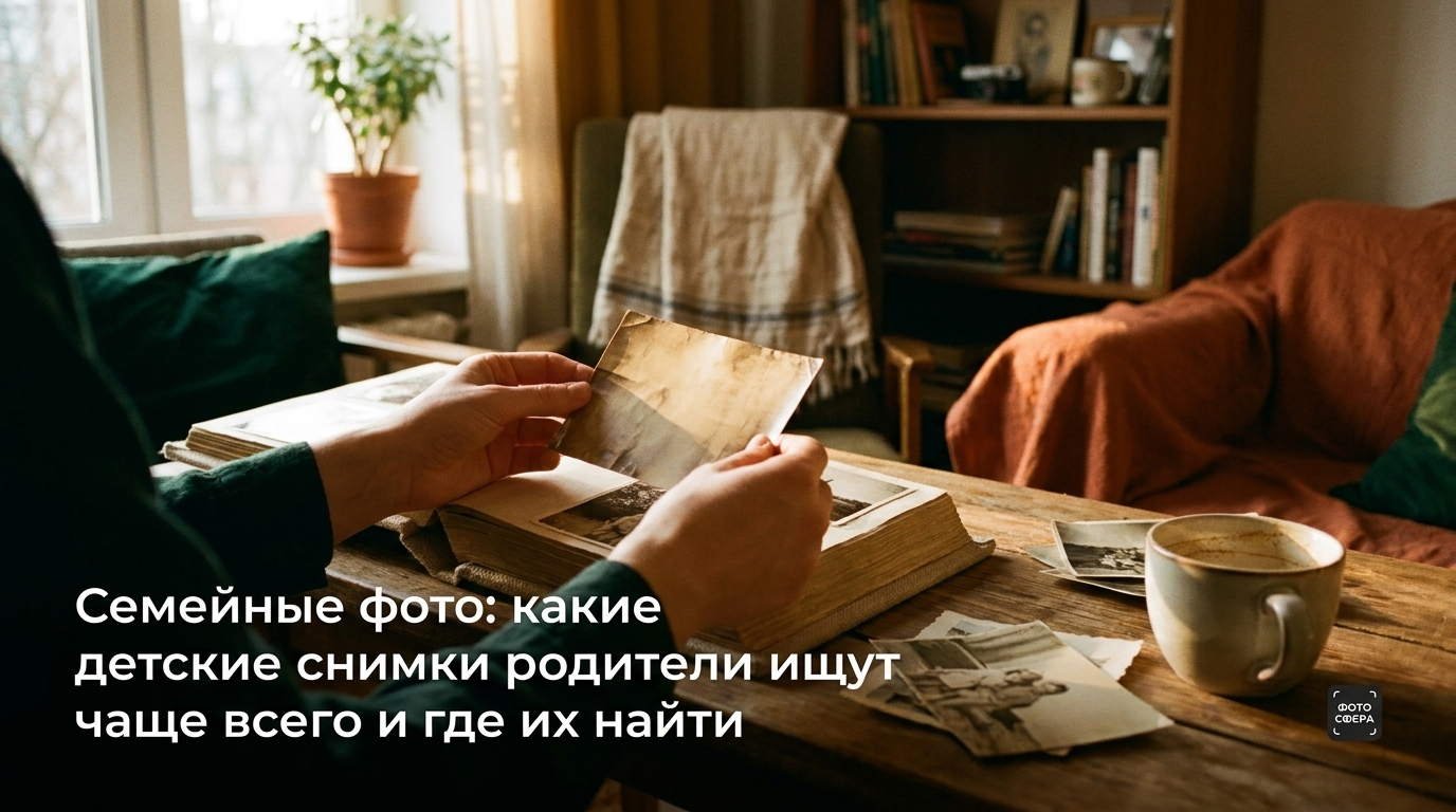 Семейные фотографии детей