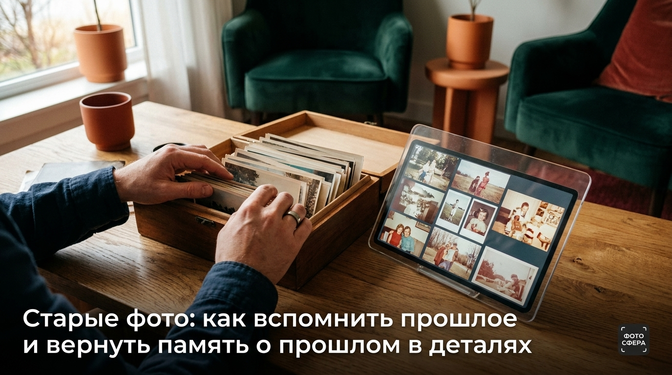 Старые фотографии, вызывающие воспоминания о прошлом