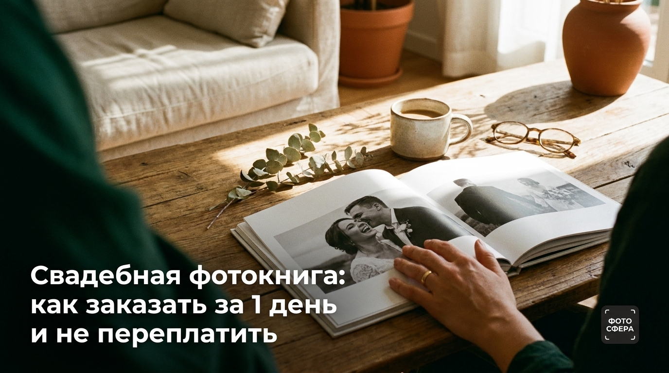 Свадебная фотокнига с быстрой доставкой