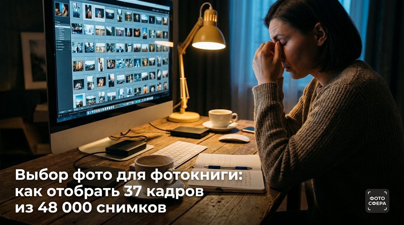 Выбор фото для фотокниги