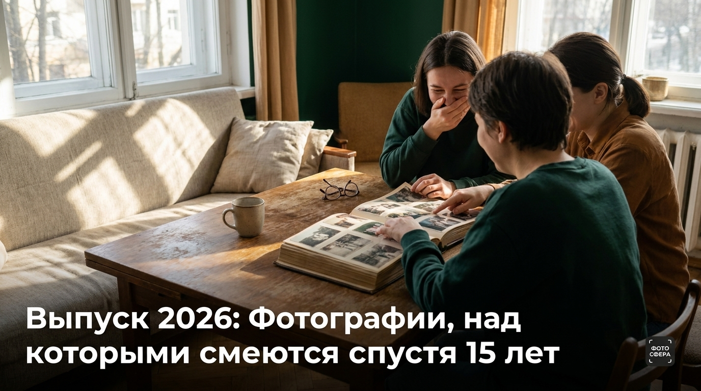 Выпускной альбом 2026 с забавными фотографиями
