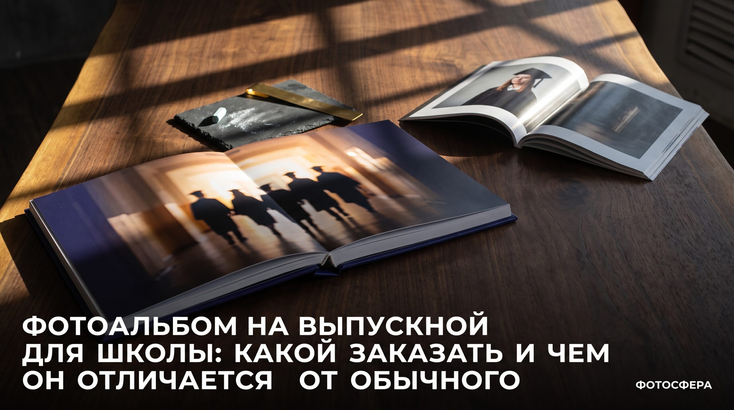 Фотоальбом для выпускного вечера в школе