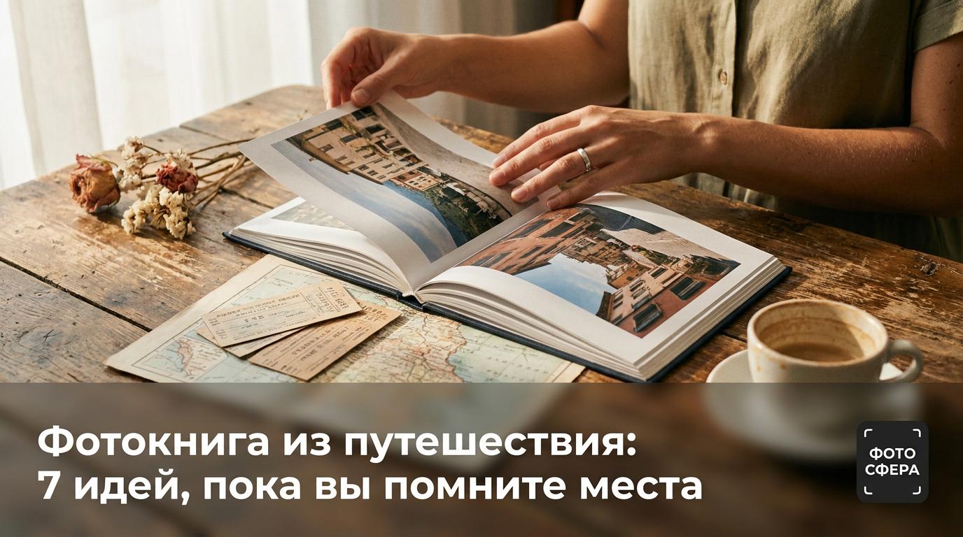 Фотокнига из путешествия с 7 идеями