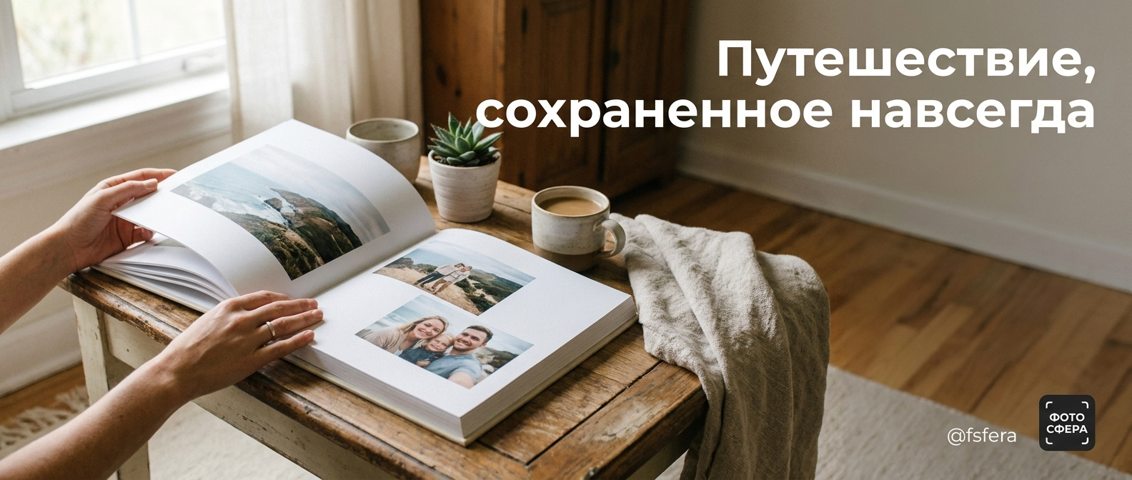 Печать фото на тему: Фотокнига из путешествия: 7 идей, пока вы помните места