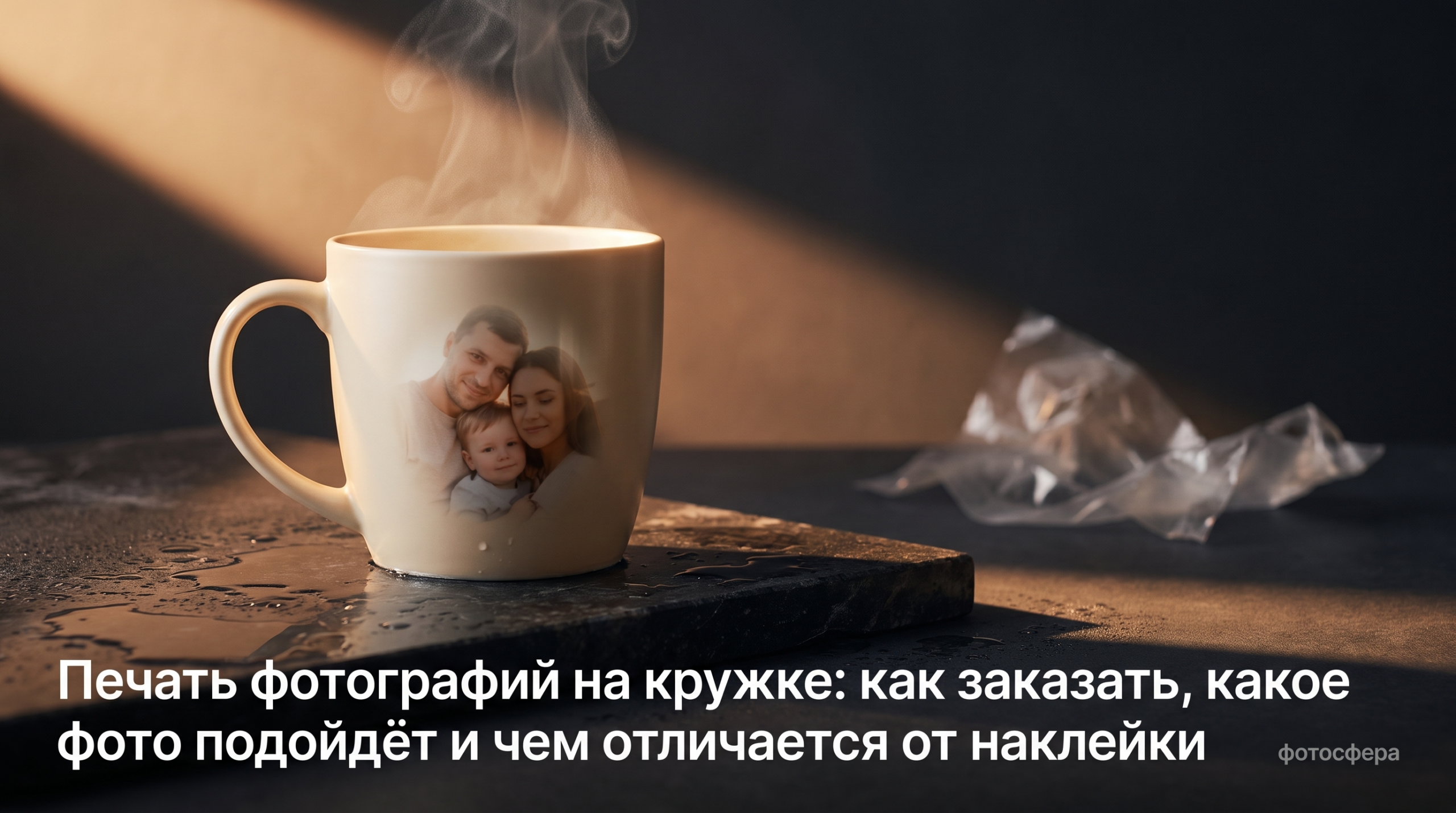 Печать фотографий на кружке
