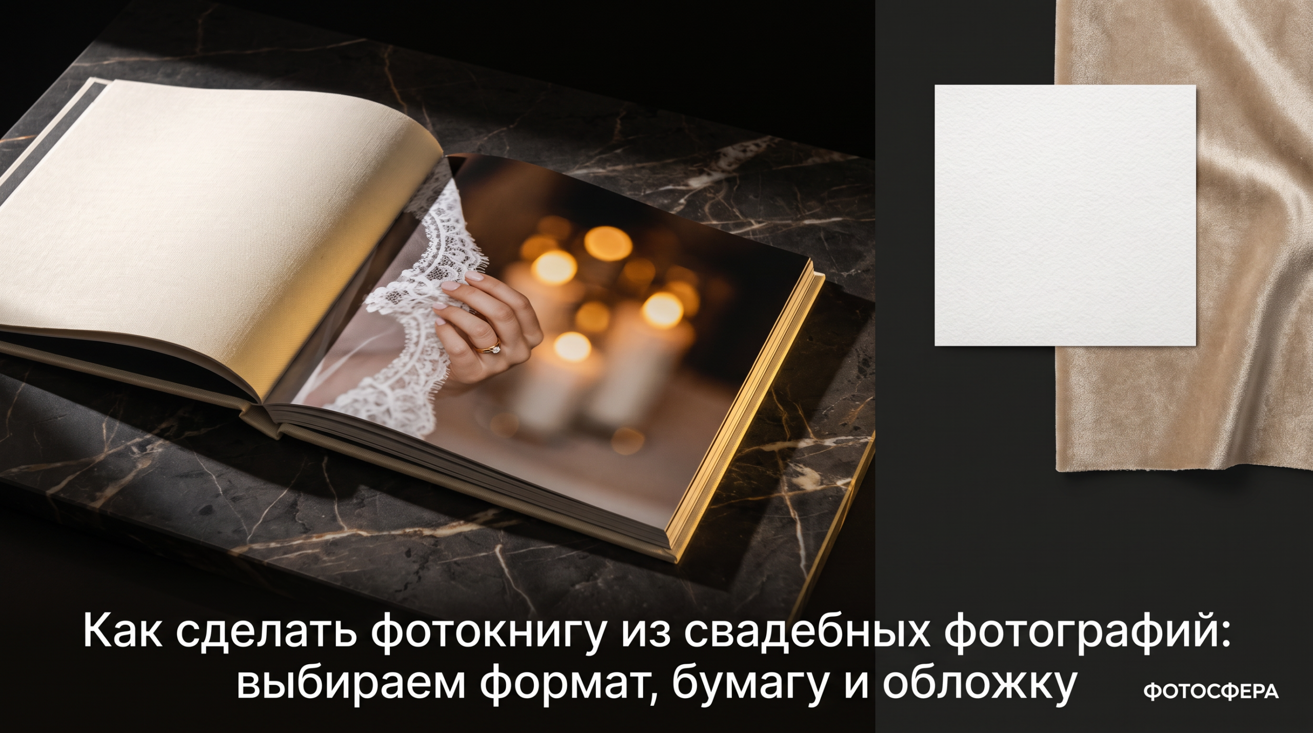 Фотокнига из свадебных фотографий